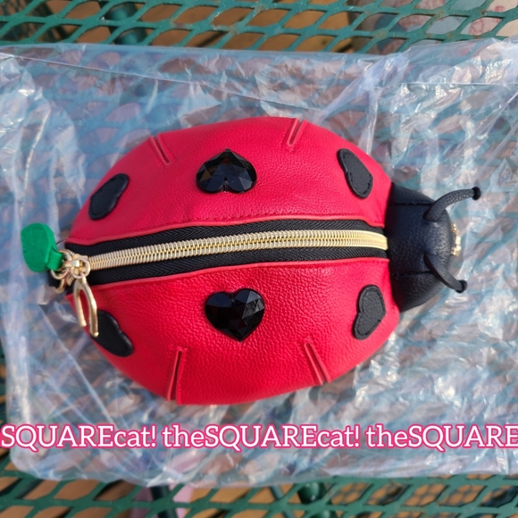 "Luck be a Lady" Lady Bug ๐ kitsch cute garden kawaii insect spring wristlet ๐ - Picture 2 of 11